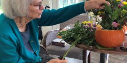 SM Resident: Jean tending flowers